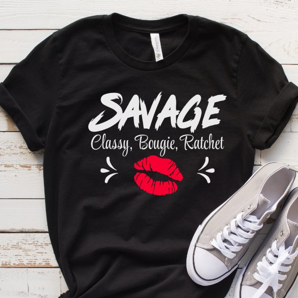 Savage Classy Bougie Ratchet Softstyle® Fitted T-Shirt